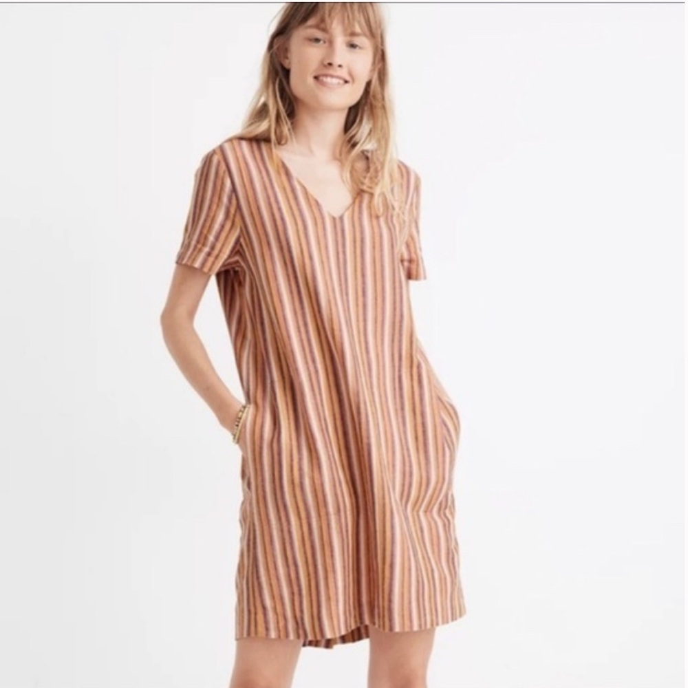 Madewell Multicolor Striped Dress